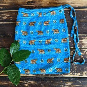 2/$20 - Beachy Elephant Sarong Wrap Skirt